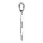 14k White Gold Star of David Pendant - Image 2