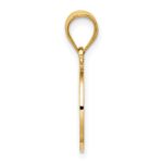 14k Polished Reversible HAVE FAITH/Footprints Pendant - Image 2