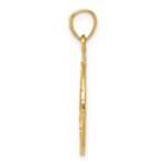 14k Polished and Diamond-cut Masonic Symbol Pendant - Image 2