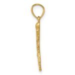 14k Diamond-cut RN Registered Nurse Pendant - Image 2