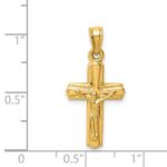 14K Crucifix Reversible to Cross Pendant - Image 3