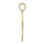 14k Diamond-cut Polished Star of David Pendant - Image 2