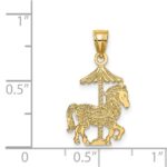 14K Carousel Horse Charm - Image 3