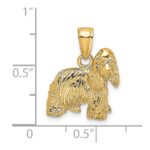 14K Cocker Spaniel Dog Charm - Image 3