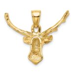 14K 2-D Deer Head 8-Point Buck Charm - Image 3
