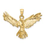 14K Eagle Flying Charm - Image 4