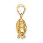 14K 3-D Armadillo Charm - Image 2