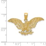 14K Eagle with Wings Spread Charm - Image 3