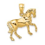 14K 3-D Horse Charm - Image 4