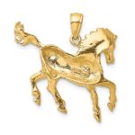 14K Cantering Horse Charm - Image 4