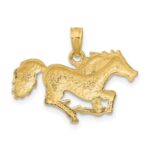 14K Galloping Horse Charm - Image 4