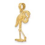 14K 3-D Flamingo with Head Up Charm - Image 5