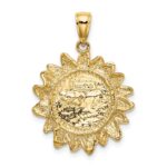 14K Smiling Sun Charm - Image 3