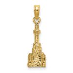 14K 3-D Chicago Water Tower Charm