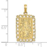 14K King of Spades Playing Card Charm - Image 3