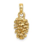 14K 3-D Pinecone Charm - Image 3