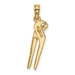14K 3-D Moveable Pliers Charm - Image 4
