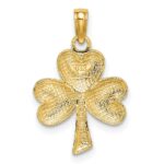 14K 3-Leaf Clover Charm - Image 3
