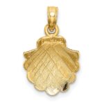 14K Scallop Shell Charm - Image 4