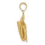 14K Conch Shell Charm - Image 2