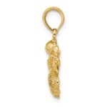14K Textured Octopus Charm - Image 2