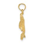 14K Textured Spotted Eagle Ray Charm - Image 2