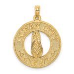 14K OCEAN CITY NJ with Flip Flop Charm