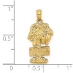 14K MYRTLE BEACH Palm Tree Charm - Image 3