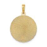 14K JAMAICA and Palm Tree Disk Charm - Image 4