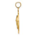 14K CANCUN with Dolphins Circle Charm - Image 2