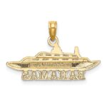 14K BAHAMAS Cruise Ship Charm - Image 3