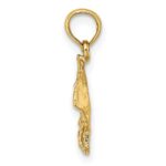 14K Mini Stingray Charm - Image 2