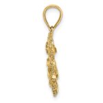 14K Textured Crab Charm - Image 2