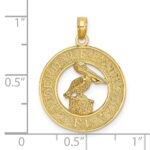 14K LAUDERDALE-BY-THE-SEA FL with Pelican Charm - Image 3