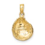 14K Clam Shell Charm - Image 4