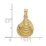 14K Clam Shell Charm - Image 3