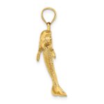 14K Polished Jumping Dolphin Charm - Image 2