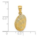 14K Abalone Shell Charm - Image 3