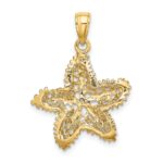 14K Starfish Filigree Charm - Image 4