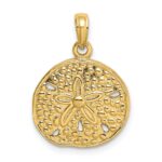 14K Cut-Out Sand Dollar Charm