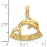 14K HAWAII Dolphin Charm - Image 3