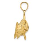 14K Large 3-D Red Fish Charm - Image 2