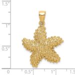 14K Textured Starfish Charm - Image 3