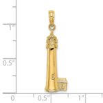 14K Polished Cape May Lighthouse Charm - Image 3