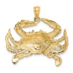 14K Large Blue Crab Charm - Image 3
