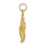 14K Beaded Textured Starfish Charm - Image 2
