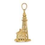 14K Large 3-D SANIBEL ISLAND Lighthouse Charm - Image 2