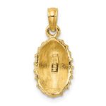14K Textured Limpet Shell Charm - Image 4