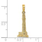 14K 3D Cape May NJ Lighthouse Charm - Image 3