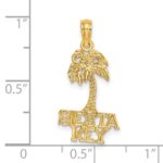 14K SIESTA KEY Palm Tree Charm - Image 3